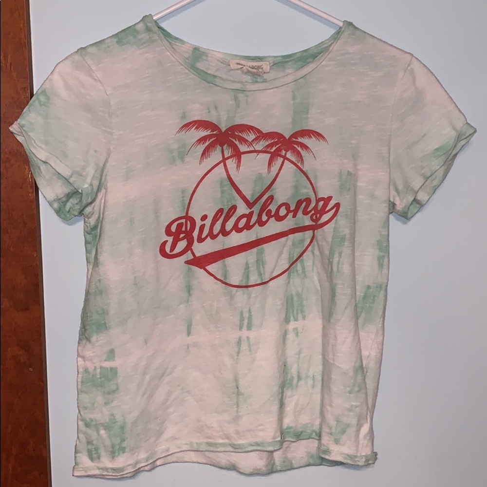 Tie-dye palm tree graphic t-shirt | billabong